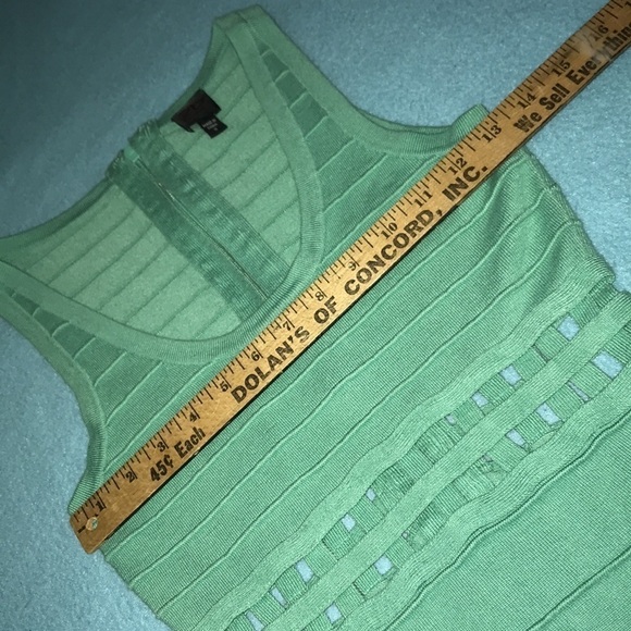 2B BEBE mini tank “sugar mint” dress with cut outs NEW size S - Picture 5 of 10